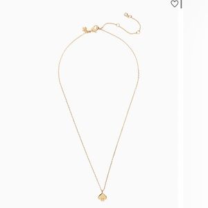 Kate Spade Everyday Spade Metal Mini Pendant in rose gold